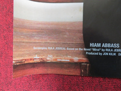 MIRAL UK QUAD (30"x 40") ROLLED POSTER HIAM ABBASS ASMA ALSHIUKHY 2010 Rendezvous Cinema Movie posters
