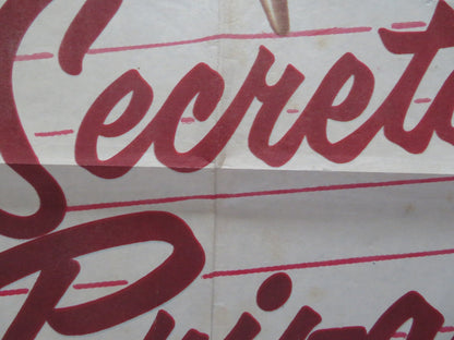 MIS SECRETARIAS PRIVADAS FOLDED MEXICAN POSTER CESAR ROMERO LILIA PRADO 1959 Rendezvous Cinema Movie posters