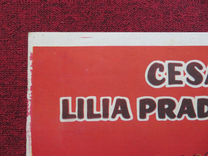 MIS SECRETARIAS PRIVADAS FOLDED MEXICAN POSTER CESAR ROMERO LILIA PRADO 1959 Rendezvous Cinema Movie posters