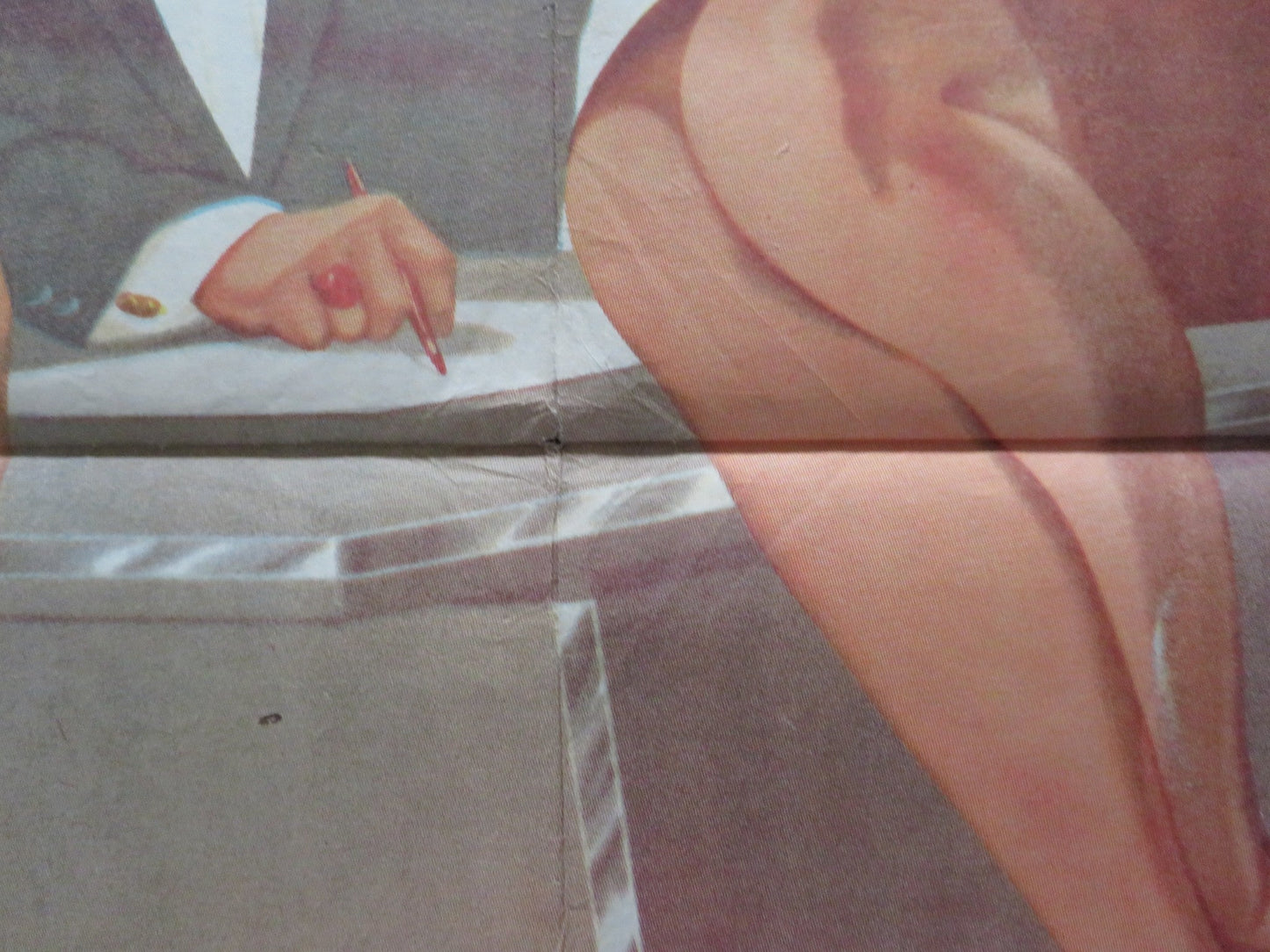 MIS SECRETARIAS PRIVADAS FOLDED MEXICAN POSTER CESAR ROMERO LILIA PRADO 1959 Rendezvous Cinema Movie posters