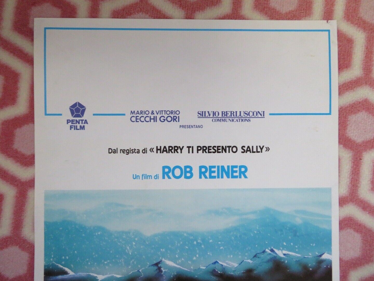 MISERY ITALIAN LOCANDINA (27.5"x13") POSTER STEPHEN KING KATHY BATES 1991 Movie posters