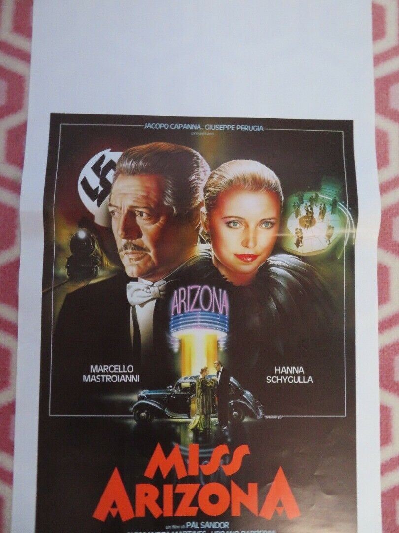 MISS ARIZONA ITALIAN LOCANDINA (27.5"x13") POSTER MARCELLO MASTOIANNI 1988 Movie posters