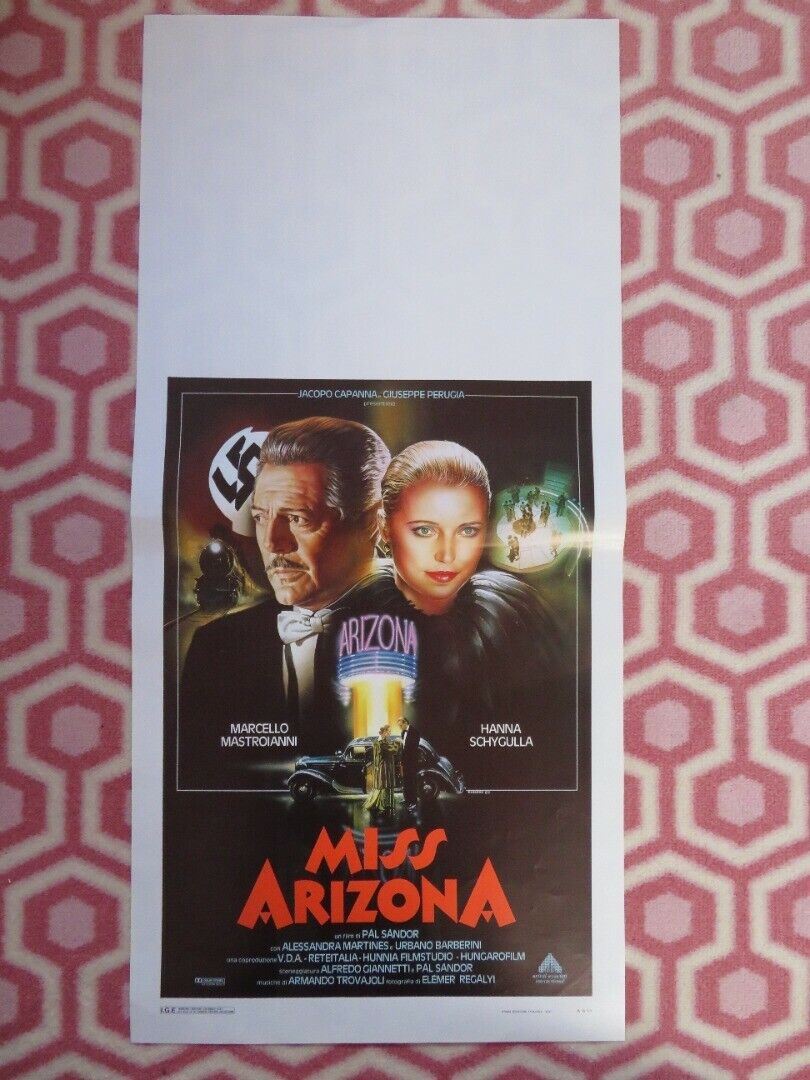 MISS ARIZONA ITALIAN LOCANDINA (27.5"x13") POSTER MARCELLO MASTOIANNI 1988 Movie posters