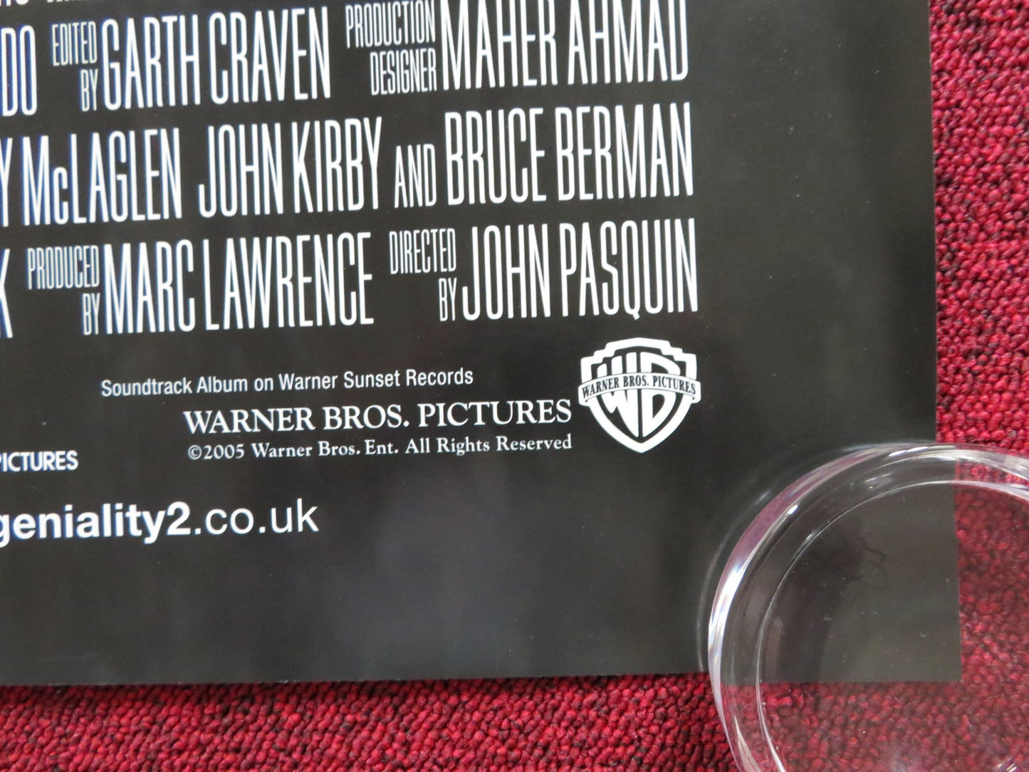 MISS CONGENIALITY 2: ARMED & FABULOUS - B UK QUAD ROLLED POSTER 2005 Rendezvous Cinema Movie posters