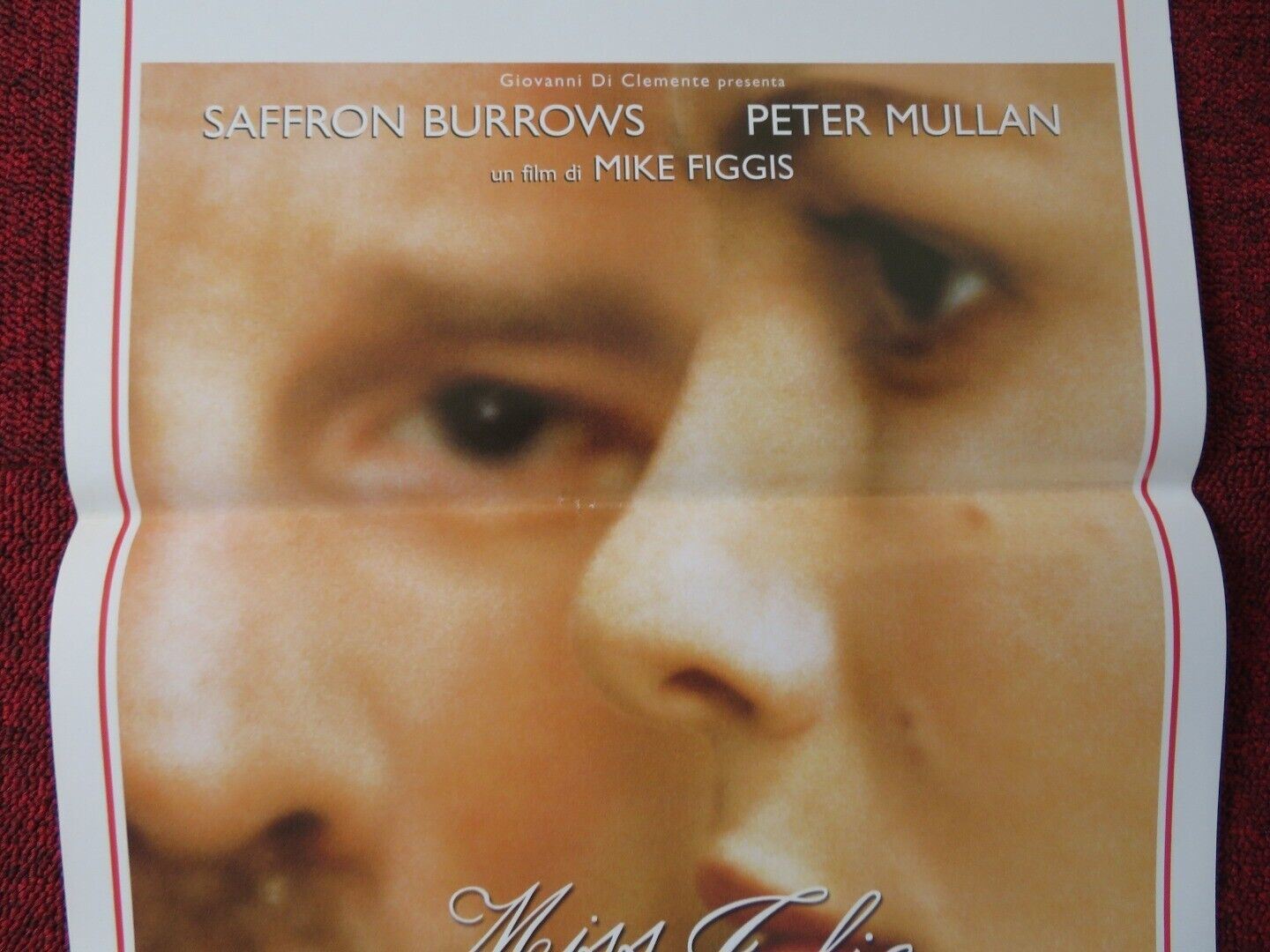 MISS JULIE ITALIAN LOCANDINA (27.5"x13") POSTER SAFFRON BURROWS P MULLAN 1999 Movie posters