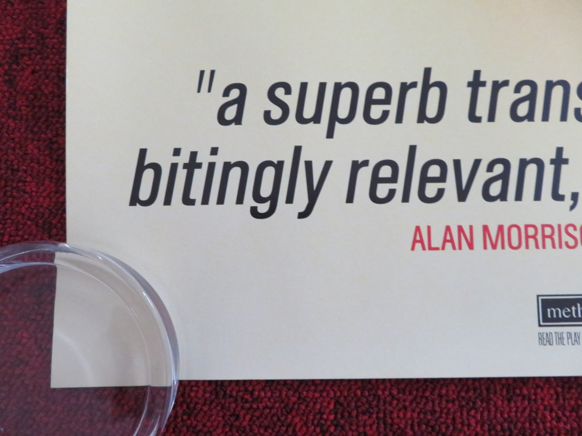 MISS JULIE UK QUAD (30"x 40") ROLLED POSTER SAFFRON BURROWS PETER MULLAN 1999 Rendezvous Cinema Movie posters