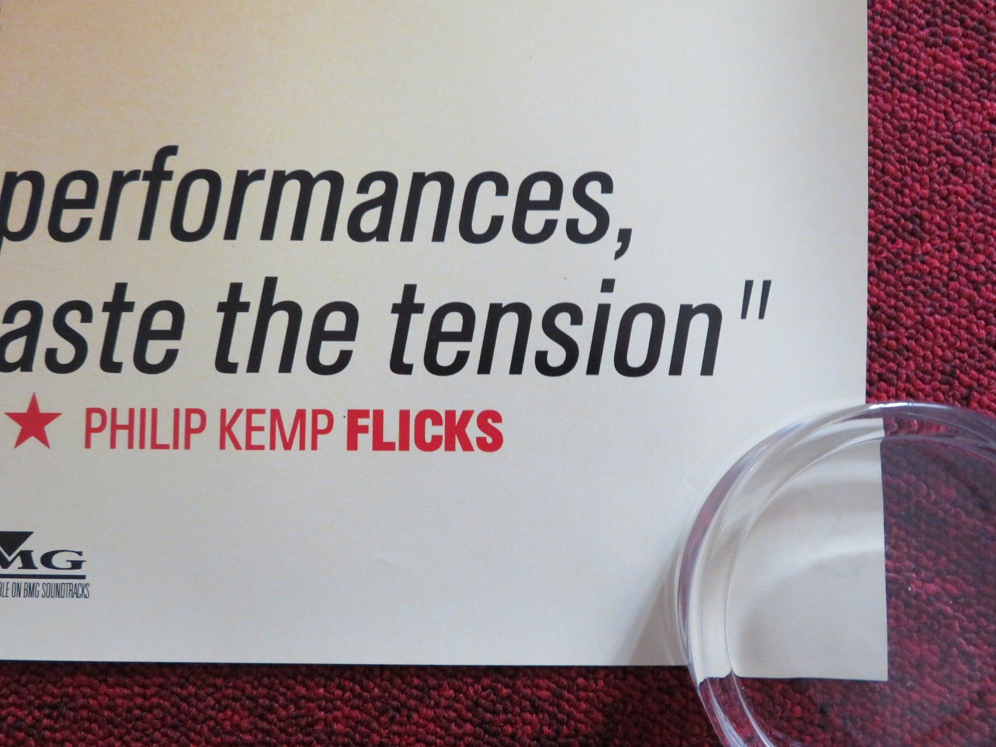 MISS JULIE UK QUAD (30"x 40") ROLLED POSTER SAFFRON BURROWS PETER MULLAN 1999 Rendezvous Cinema Movie posters