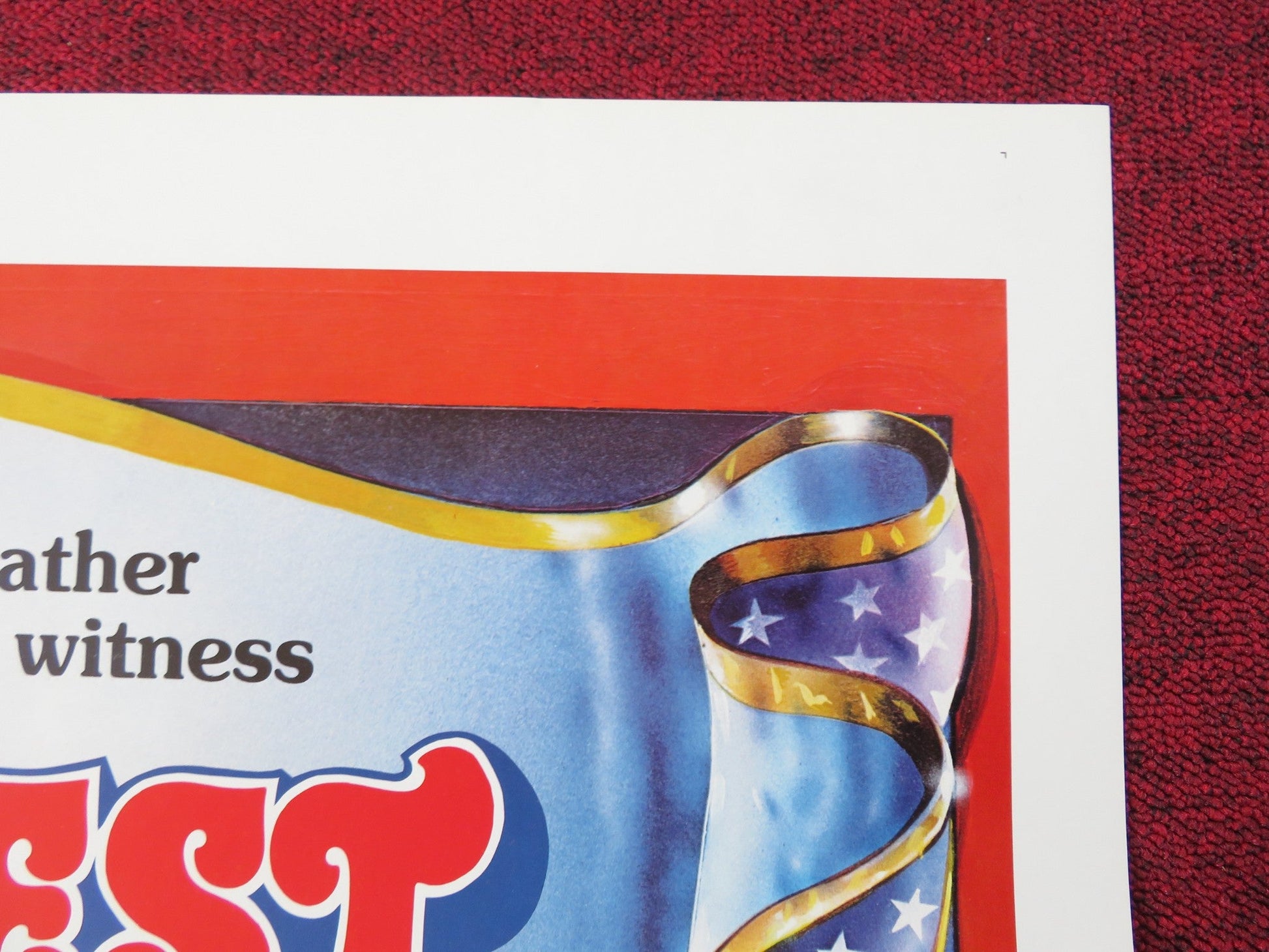 MISS NUDE AMERICA US TRI FOLDED ONE SHEET ROLLED POSTER DICK DROST 1976 Rendezvous Cinema Movie posters