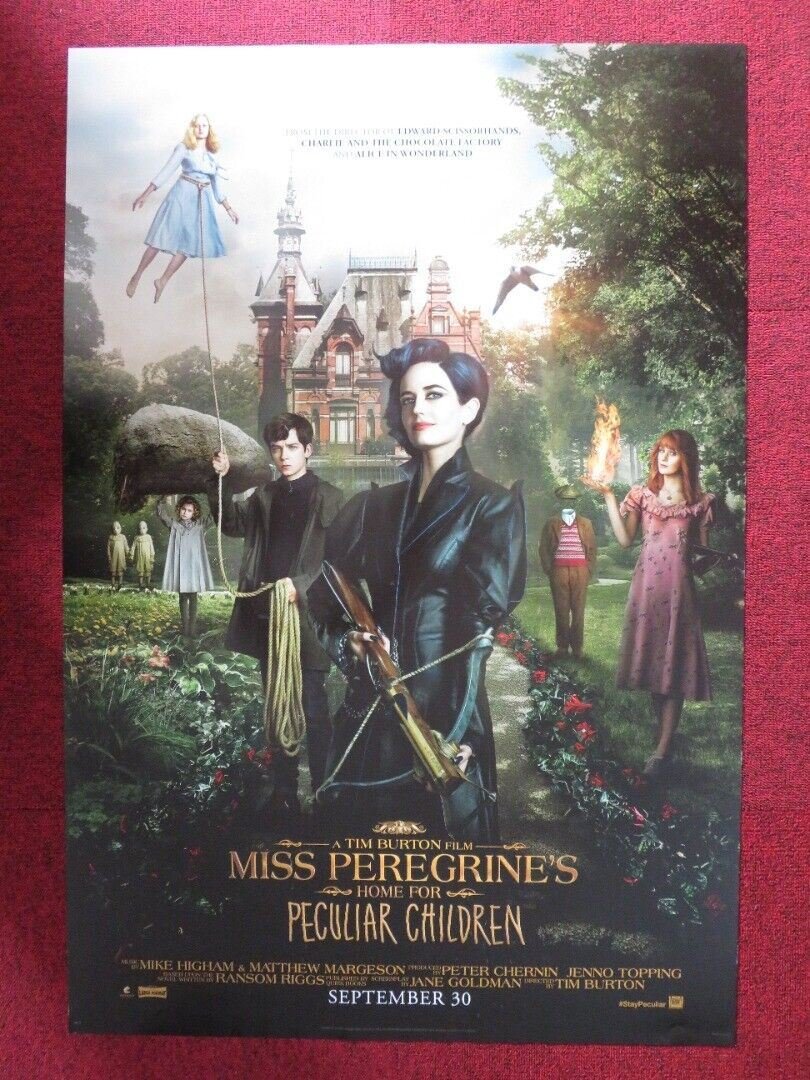 MISS PEREGRINE'S HOME FOR PECULIAR CHILDREN V.A US ONE SHEET ROLLED POSTER 2016 Movie posters