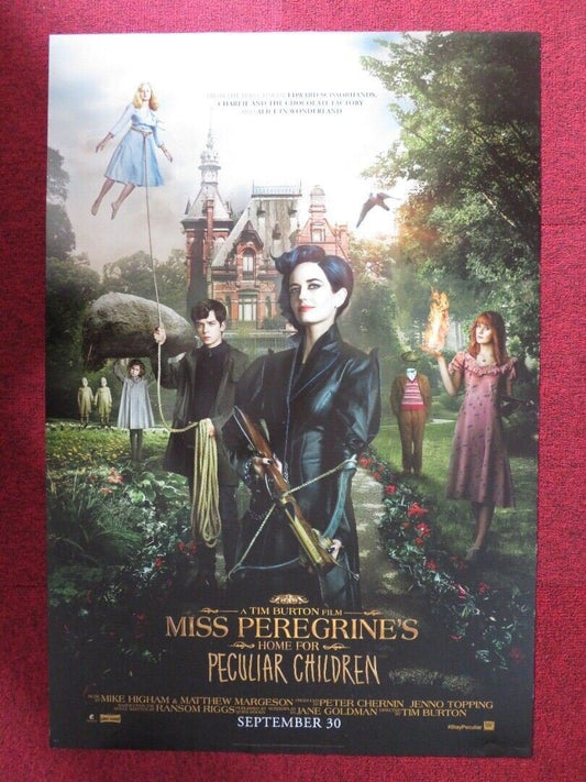 MISS PEREGRINE'S HOME FOR PECULIAR CHILDREN V.A US ONE SHEET ROLLED POSTER 2016 Movie posters