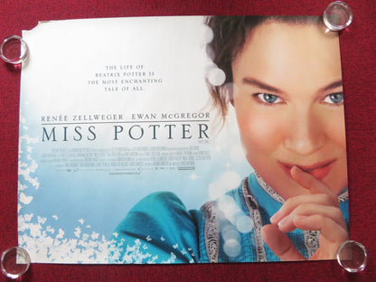 MISS POTTER UK QUAD (30"x 40") ROLLED POSTER RENEE ZELLWEGER EWAN MCGREGOR 2006 Rendezvous Cinema Movie posters