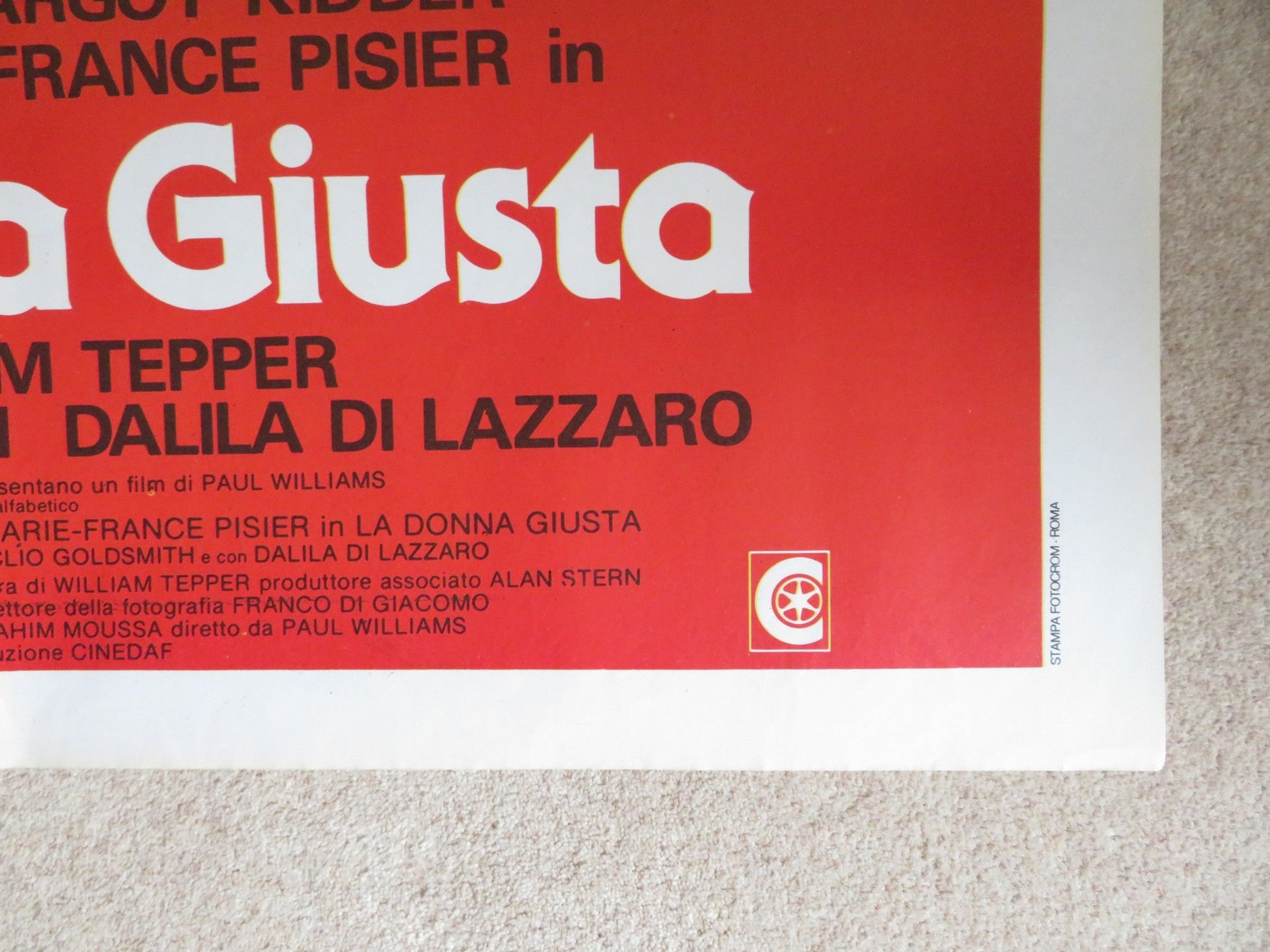 MISS RIGHT ITALIAN 2 FOGLIO POSTER WILLIAM TEPPER MARGOT KIDDER 1985 Rendezvous Cinema Movie posters