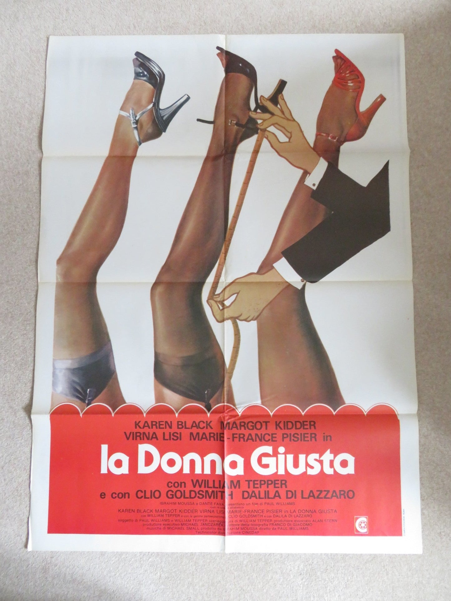 MISS RIGHT ITALIAN 2 FOGLIO POSTER WILLIAM TEPPER MARGOT KIDDER 1985 Rendezvous Cinema Movie posters