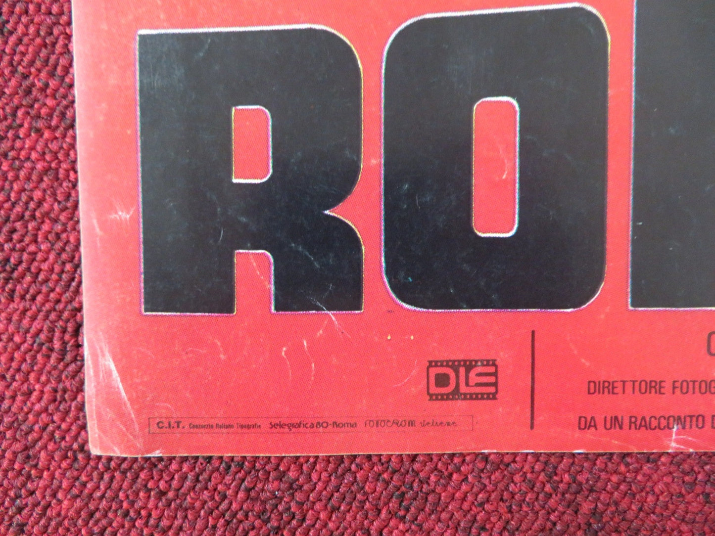 MISSING IN ACTION - A ITALIAN FOTOBUSTA POSTER CHUCK NORRIS CANNON 1985 Rendezvous Cinema Movie posters