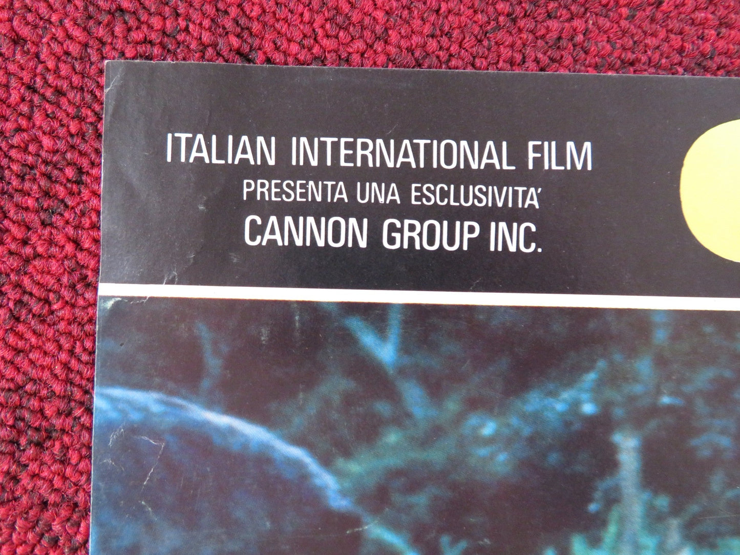 MISSING IN ACTION - A ITALIAN FOTOBUSTA POSTER CHUCK NORRIS CANNON 1985 Rendezvous Cinema Movie posters