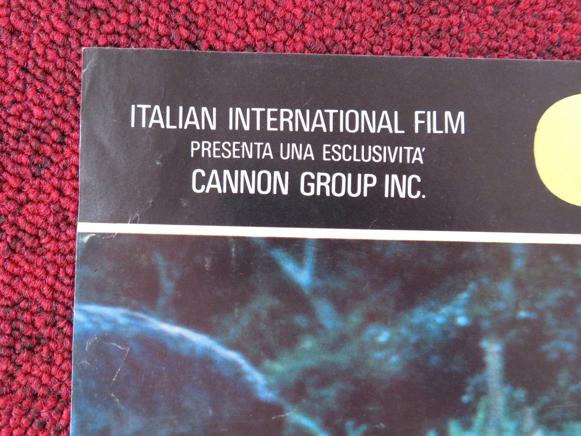 MISSING IN ACTION - A ITALIAN FOTOBUSTA POSTER CHUCK NORRIS CANNON 1985 Rendezvous Cinema Movie posters