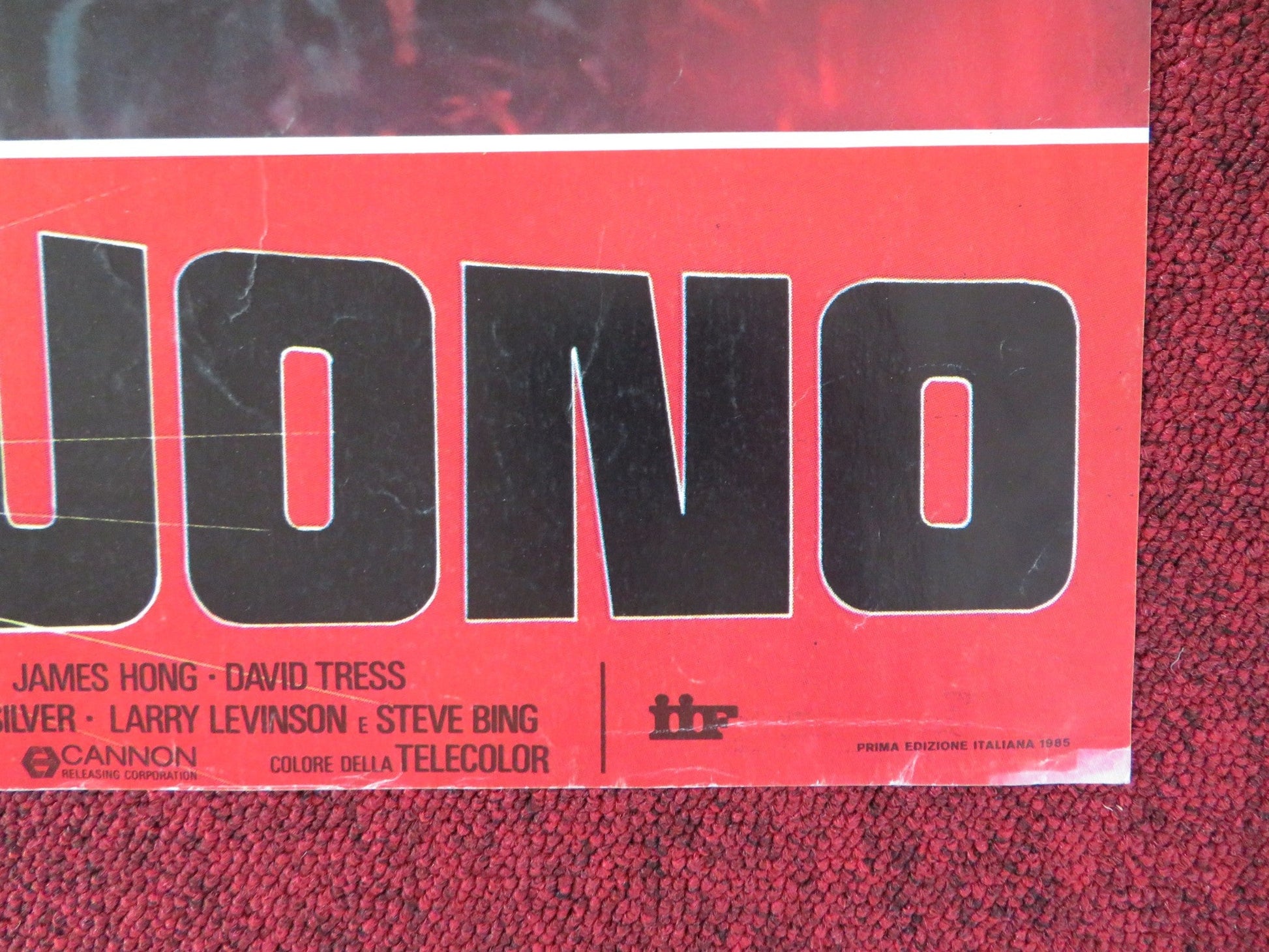 MISSING IN ACTION - B ITALIAN FOTOBUSTA POSTER CHUCK NORRIS CANNON 1985 Rendezvous Cinema Movie posters