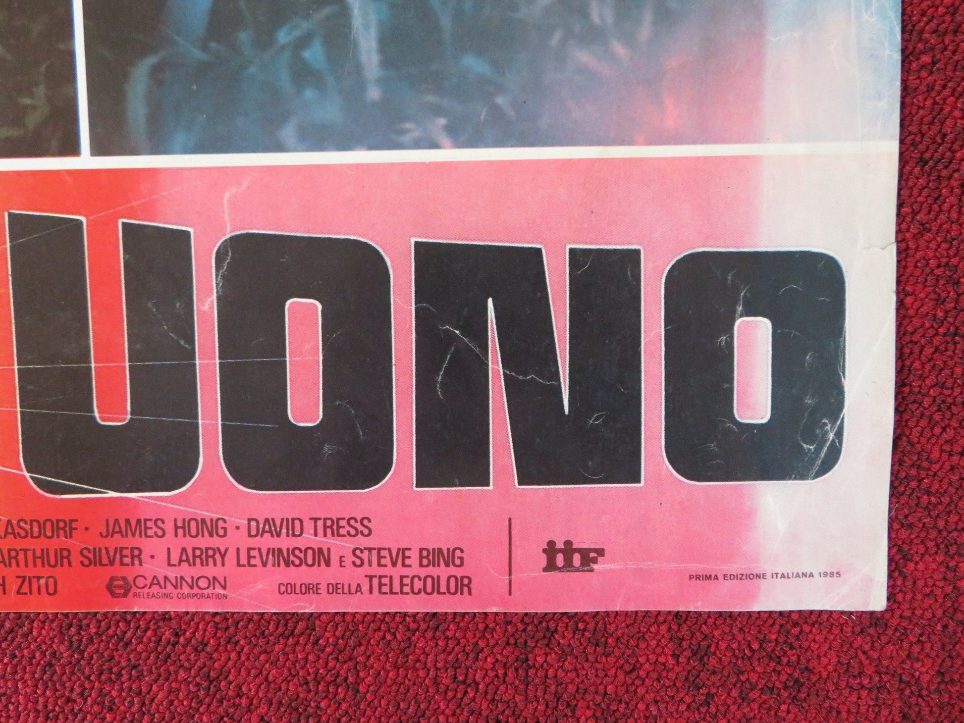 MISSING IN ACTION - C ITALIAN FOTOBUSTA POSTER CHUCK NORRIS CANNON 1985 Rendezvous Cinema Movie posters