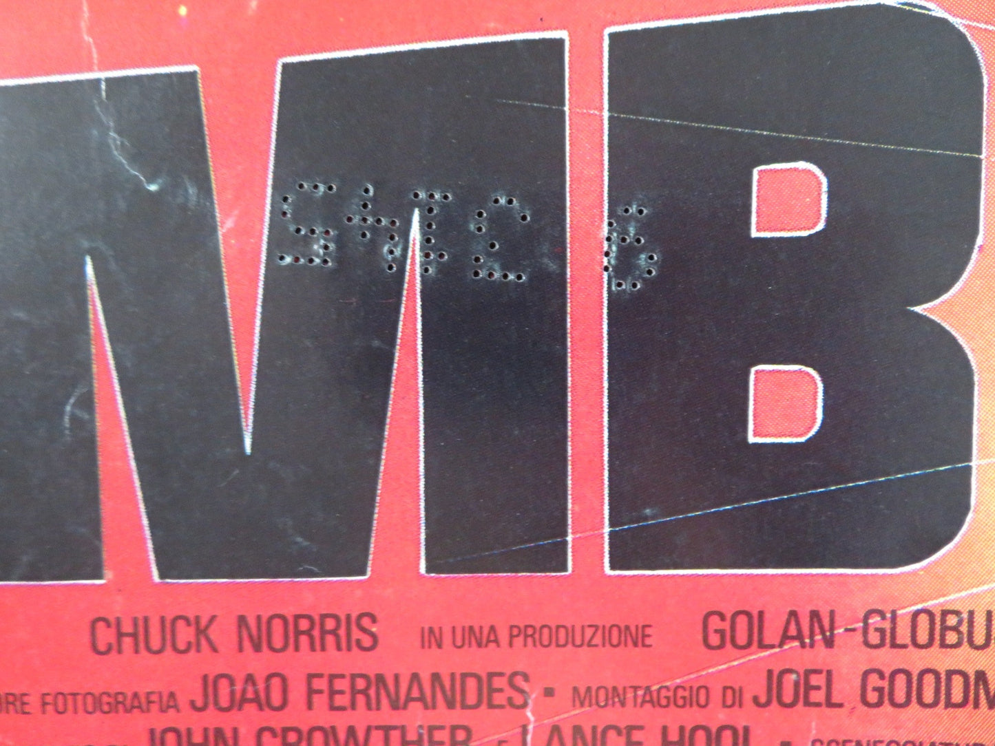 MISSING IN ACTION - C ITALIAN FOTOBUSTA POSTER CHUCK NORRIS CANNON 1985 Rendezvous Cinema Movie posters