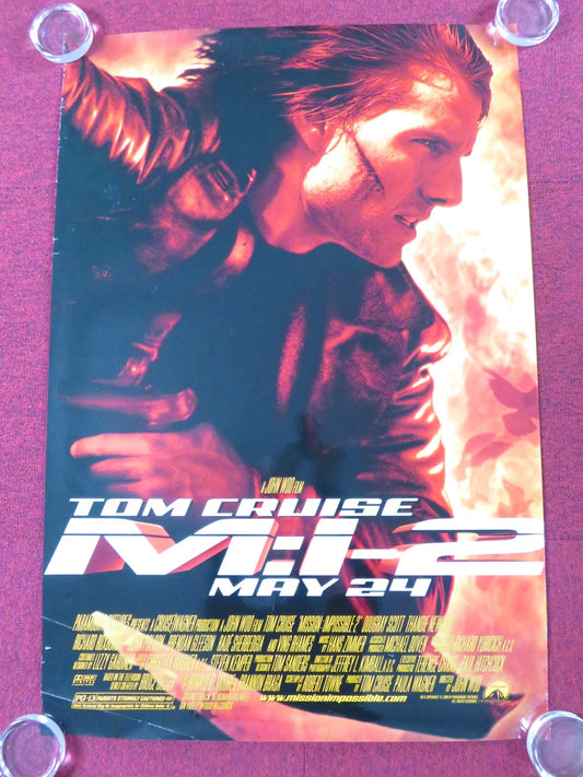 MISSION IMPOSSIBLE 2 US ONE SHEET ROLLED POSTER TOM CRUISE DOUGRAY SCOTT 2000 Rendezvous Cinema Movie posters
