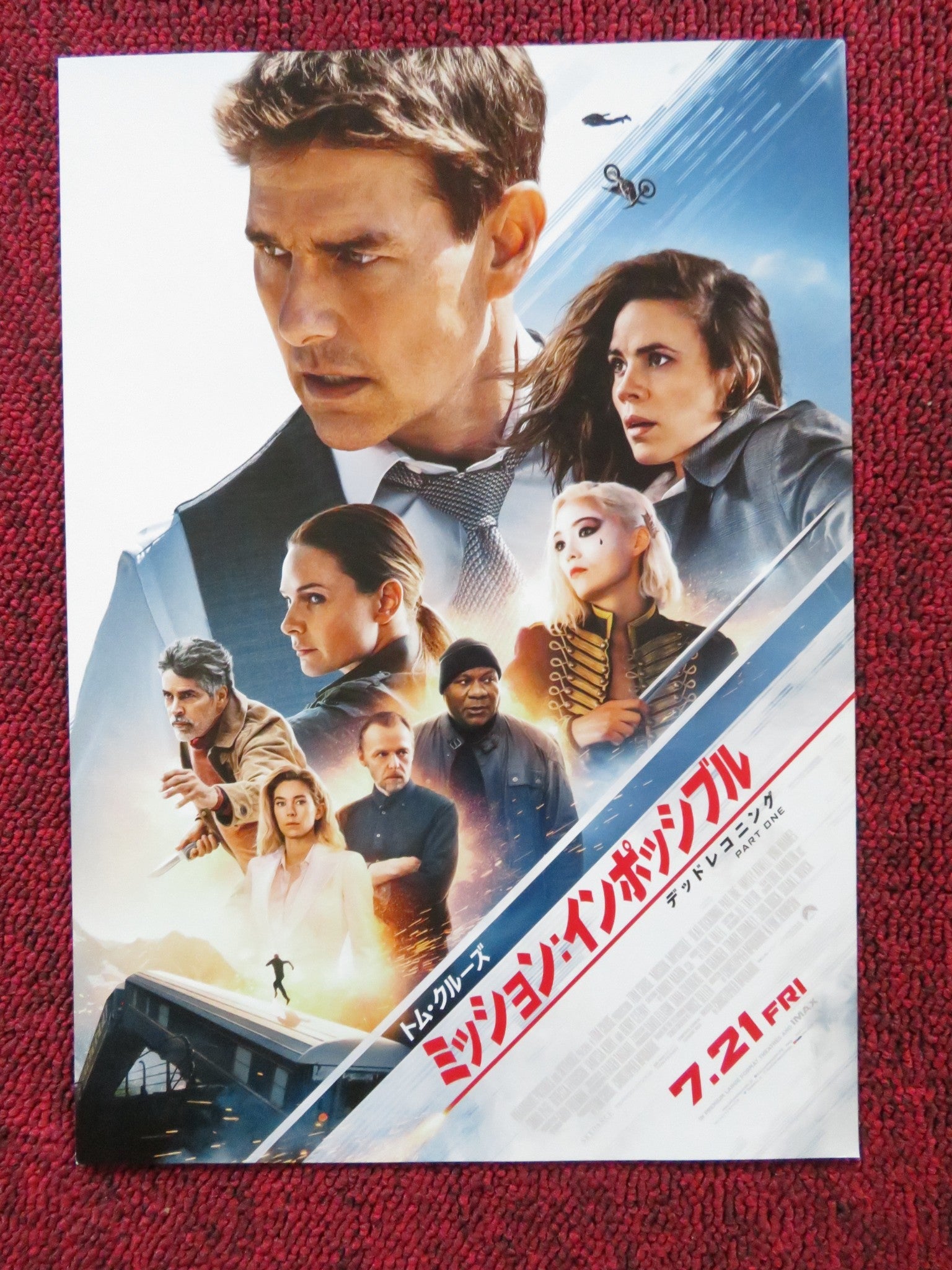 MISSION: IMPOSSIBLE - DEAD RECKONING PART ONE - b JAPANESE CHIRASHI (B5) POSTER Rendezvous Cinema Movie posters