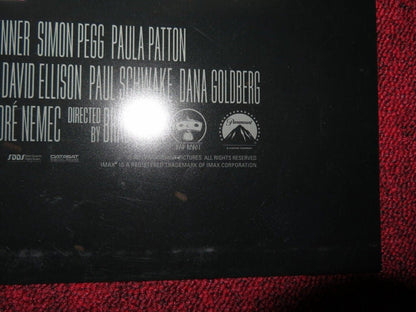 MISSION IMPOSSIBLE GHOST PROTOCOL FOLDED US ONE SHEET POSTER CRUISE 2011 Movie posters