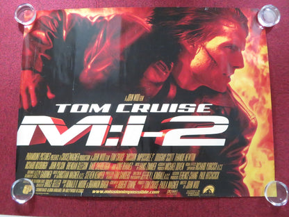 MISSION: IMPOSSIBLE II UK QUAD ROLLED POSTER TOM CRUISE DOUGRAY SCOTT 2000 Rendezvous Cinema Movie posters