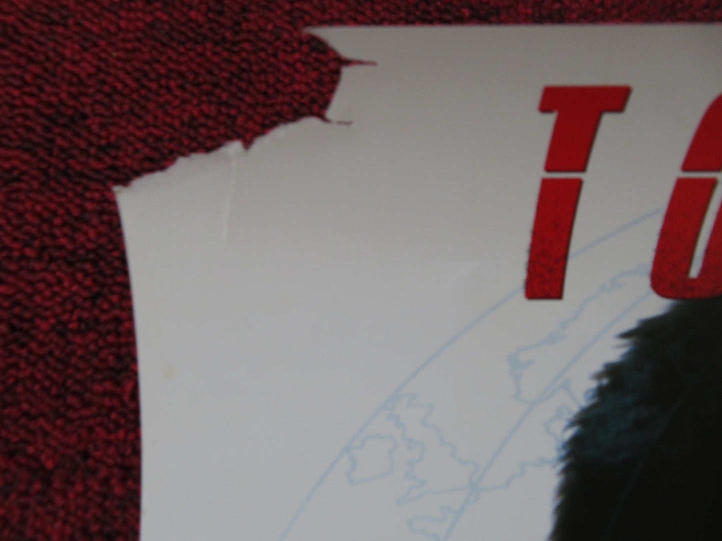 MISSION: IMPOSSIBLE VHS VIDEO POSTER TOM CRUISE JON VOIGHT 1996 Rendezvous Cinema Movie posters