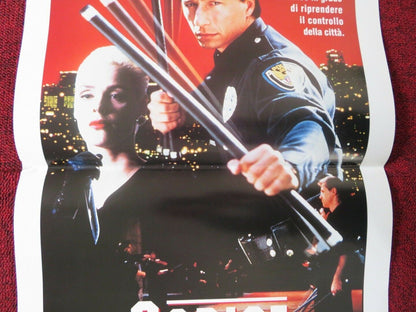 MISSION OF JUSTICE ITALIAN LOCANDINA (27.5"x13") POSTER BRIGIETTE NIELSEN 1992 Movie posters