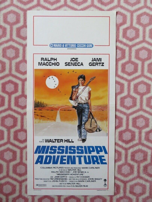 MISSISSIPPI ADVENTURE / Crossroads ITALIAN LOCANDINA (27.5"x13") POSTER 1987 Movie posters
