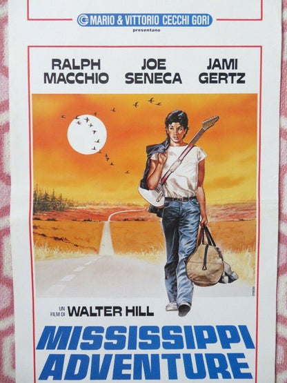 MISSISSIPPI ADVENTURE / Crossroads ITALIAN LOCANDINA (27.5"x13") POSTER 1987 Movie posters