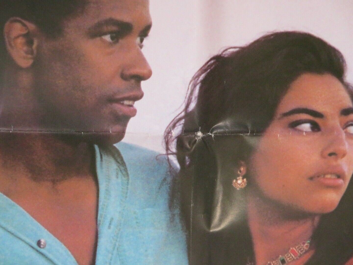 MISSISSIPPI MASALA FOLDED US ONE SHEET POSTER DENIS WASHINGTON ROSHAN SETH 1991 - Rendezvous Cinema