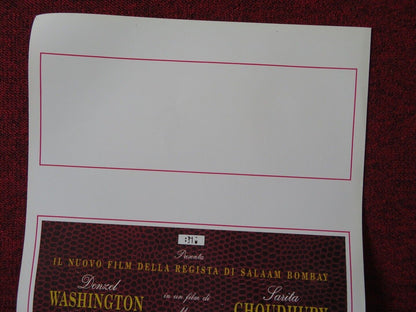 MISSISSIPPI MASALA ITALIAN LOCANDINA (27.5"x13") POSTER DELZEL WASHINGTON 1991 Rendezvous Cinema Movie posters