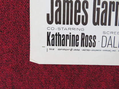 MISTER BUDDWING FOLDED US ONE SHEET POSTER JAMES GARNER JEAN SIMMONS 1966 Rendezvous Cinema Movie posters