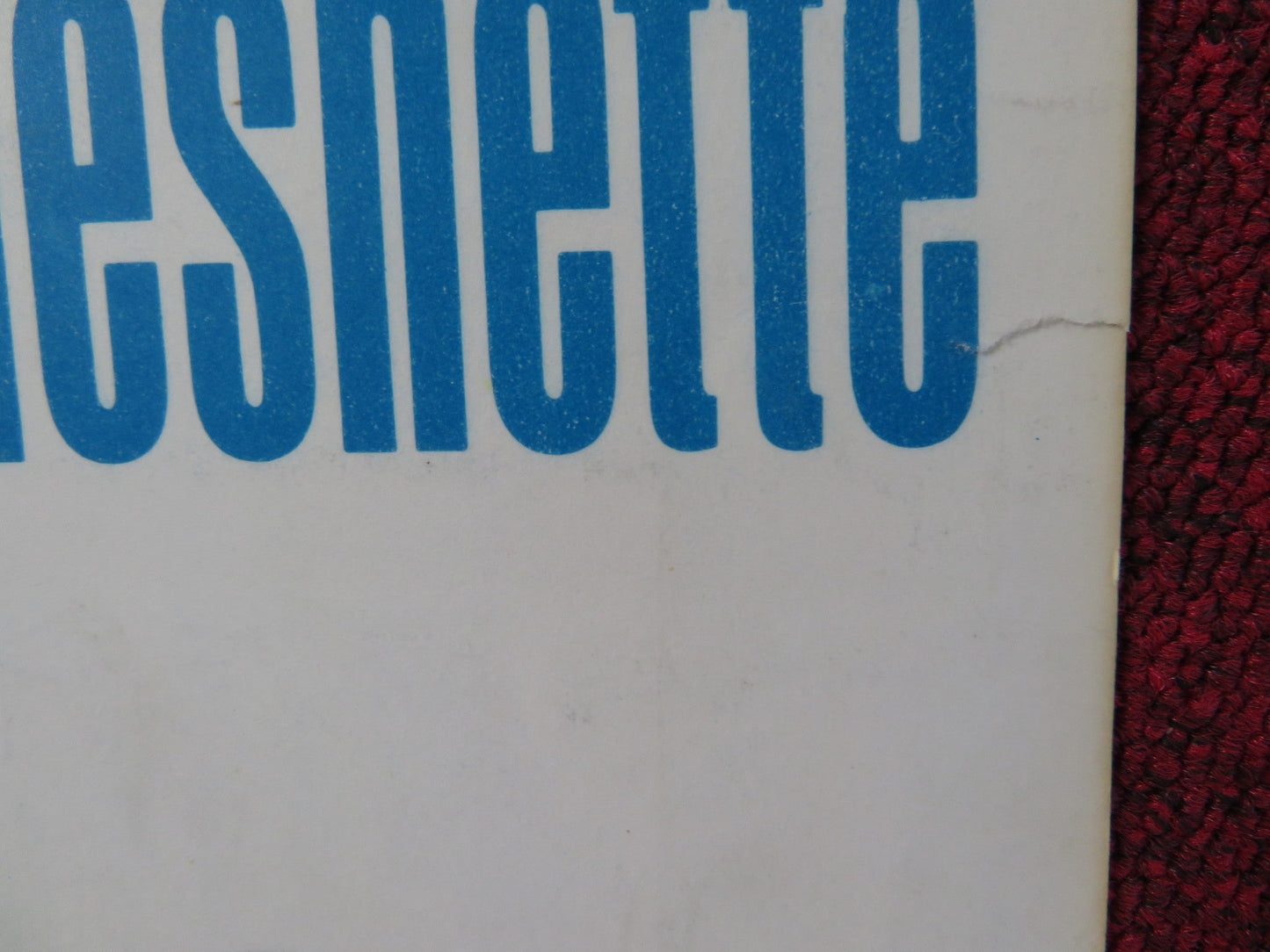 MISTER BUDDWING US INSERT (14"x 36") POSTER JAMES GARNER JEAN SIMMONS 1966 Rendezvous Cinema Movie posters