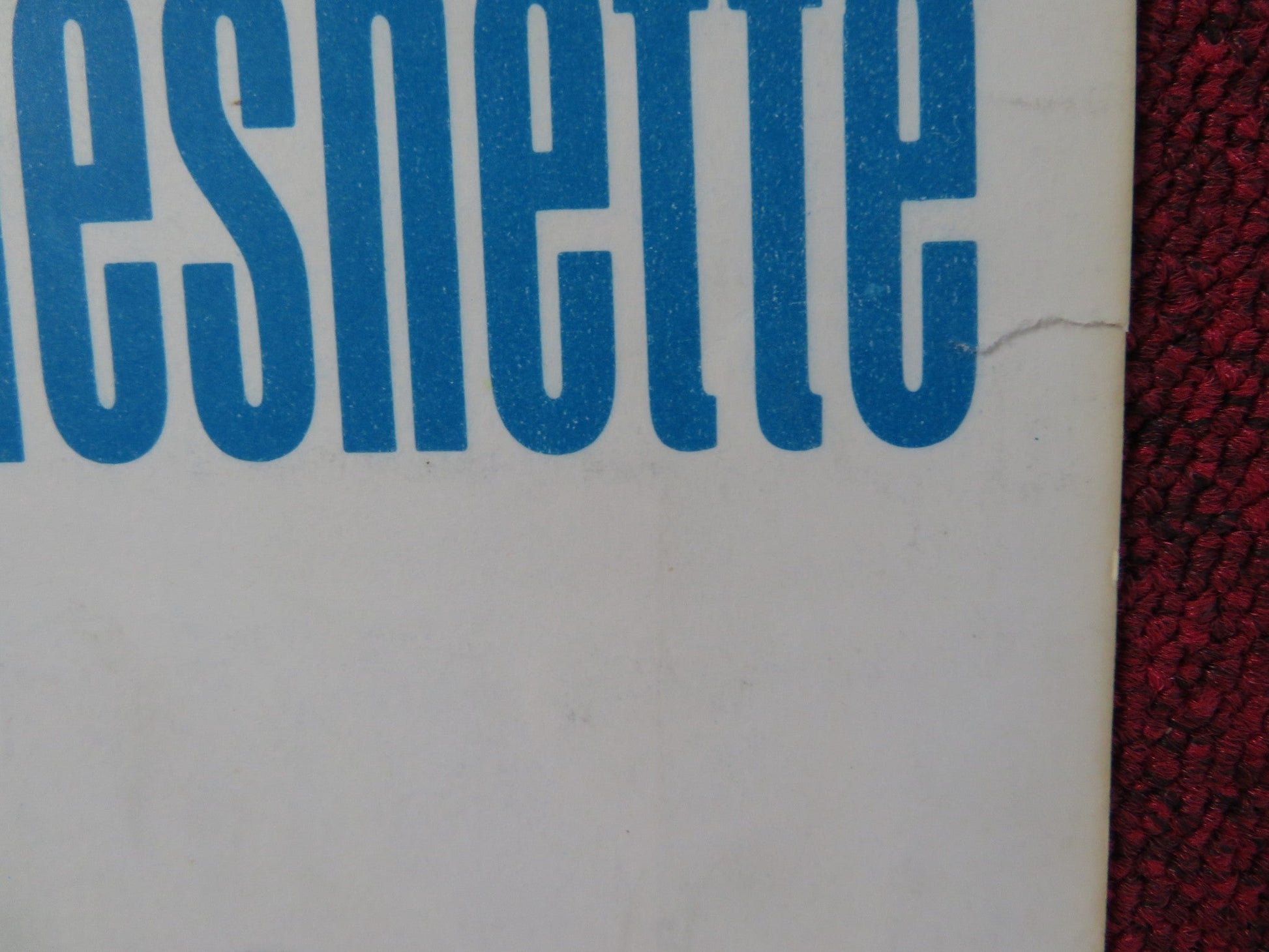 MISTER BUDDWING US INSERT (14"x 36") POSTER JAMES GARNER JEAN SIMMONS 1966 Rendezvous Cinema Movie posters