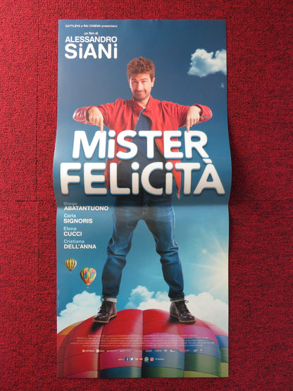 MISTER FELICITA ITALIAN LOCANDINA POSTER ALESSANDRO SIANI DIEGO ABATANTUONO 2017 Rendezvous Cinema Movie posters
