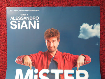 MISTER FELICITA ITALIAN LOCANDINA POSTER ALESSANDRO SIANI DIEGO ABATANTUONO 2017 Rendezvous Cinema Movie posters