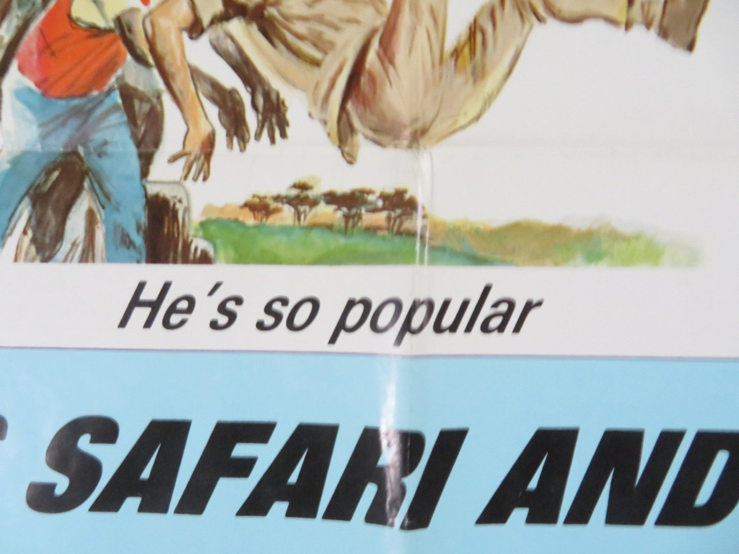 MISTER MOSES FOLDED US ONE SHEET POSTER ROBERT MITCHUM CARROLL BAKER 1965 Rendezvous Cinema Movie posters