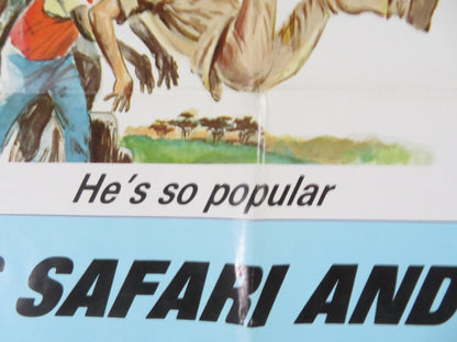 MISTER MOSES FOLDED US ONE SHEET POSTER ROBERT MITCHUM CARROLL BAKER 1965 Rendezvous Cinema Movie posters