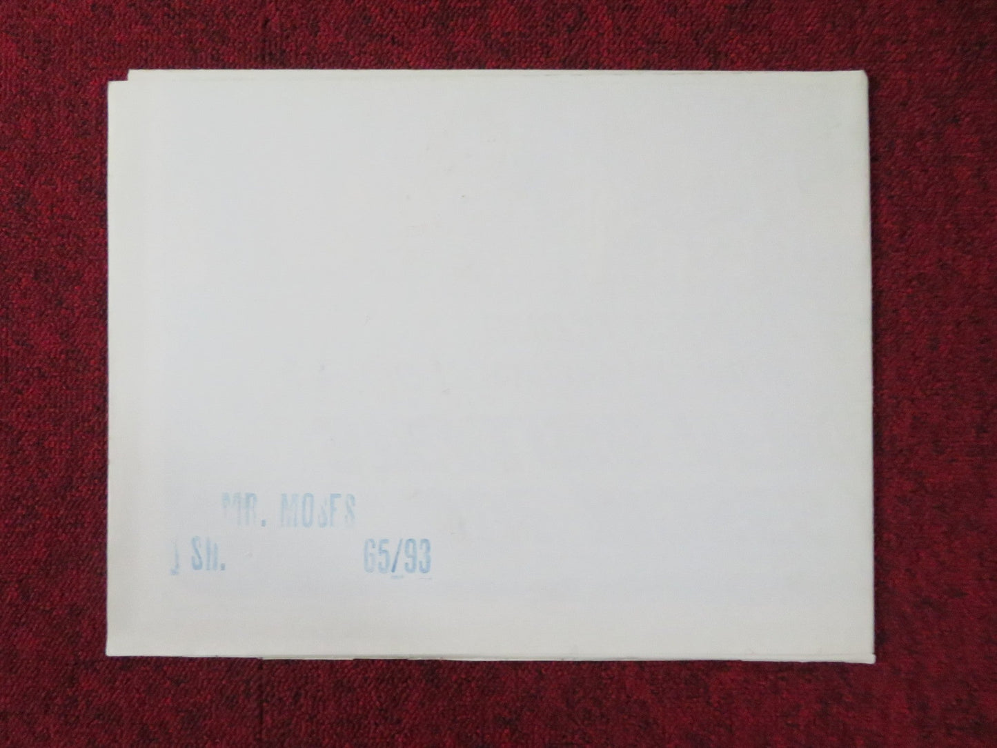 MISTER MOSES FOLDED US ONE SHEET POSTER ROBERT MITCHUM CARROLL BAKER 1965 Rendezvous Cinema Movie posters