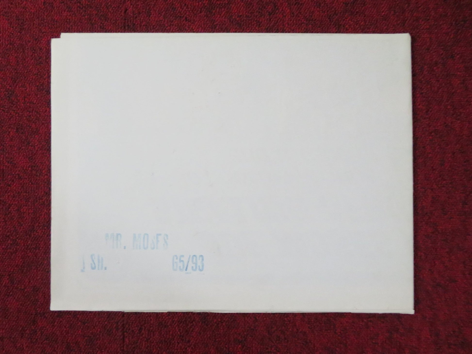 MISTER MOSES FOLDED US ONE SHEET POSTER ROBERT MITCHUM CARROLL BAKER 1965 Rendezvous Cinema Movie posters