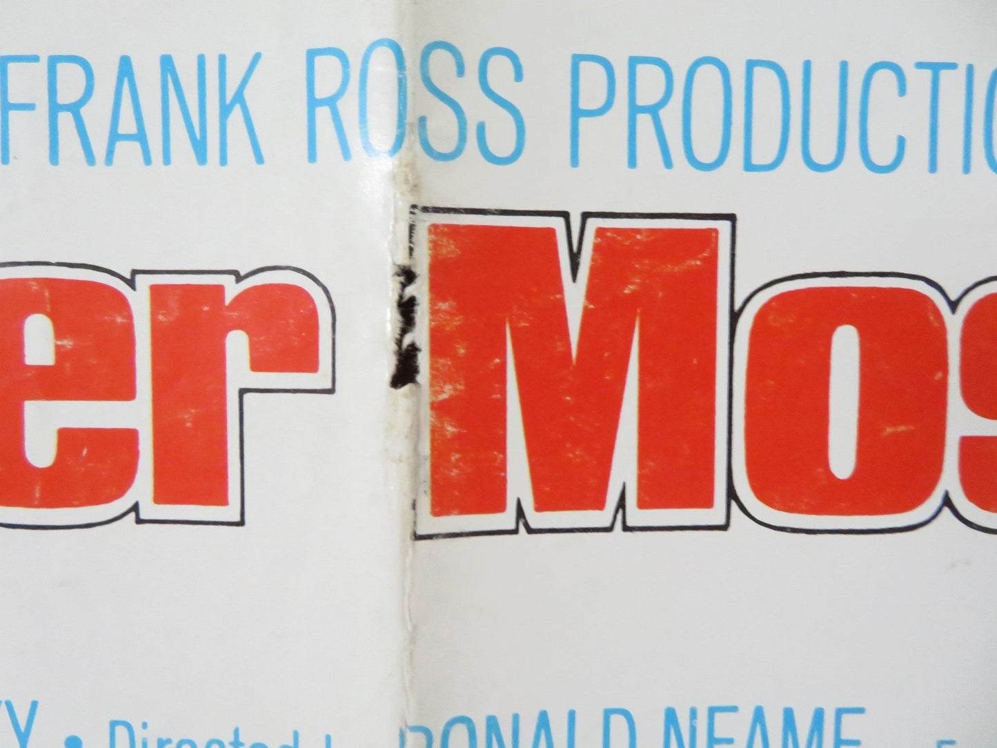 MISTER MOSES FOLDED US ONE SHEET POSTER ROBERT MITCHUM CARROLL BAKER 1965 Rendezvous Cinema Movie posters