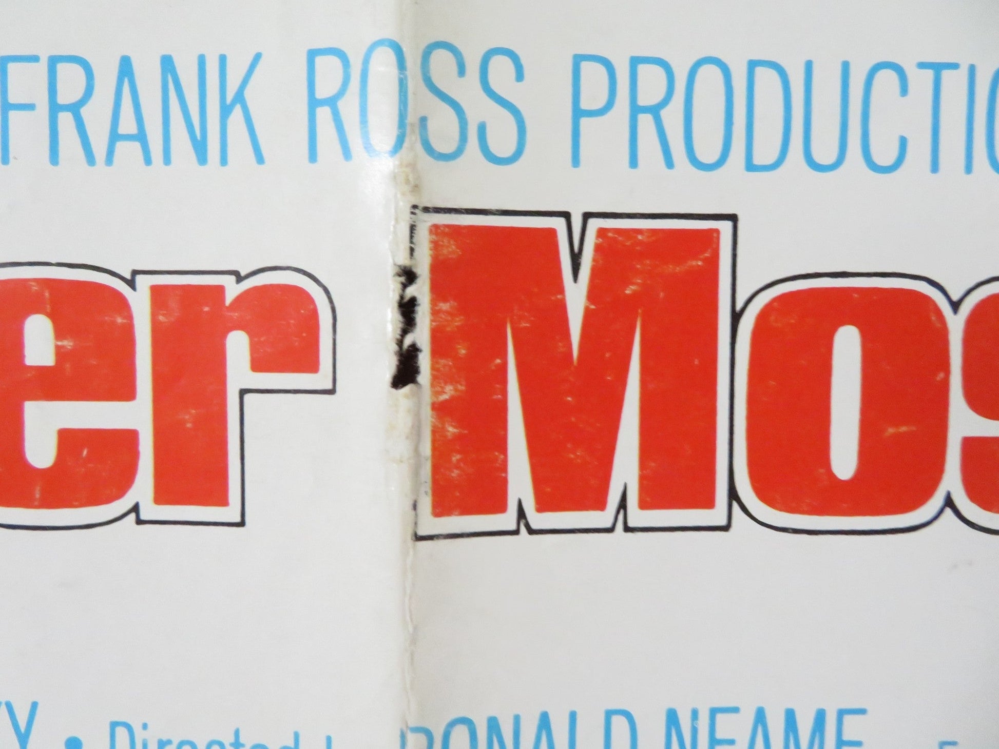 MISTER MOSES FOLDED US ONE SHEET POSTER ROBERT MITCHUM CARROLL BAKER 1965 Rendezvous Cinema Movie posters