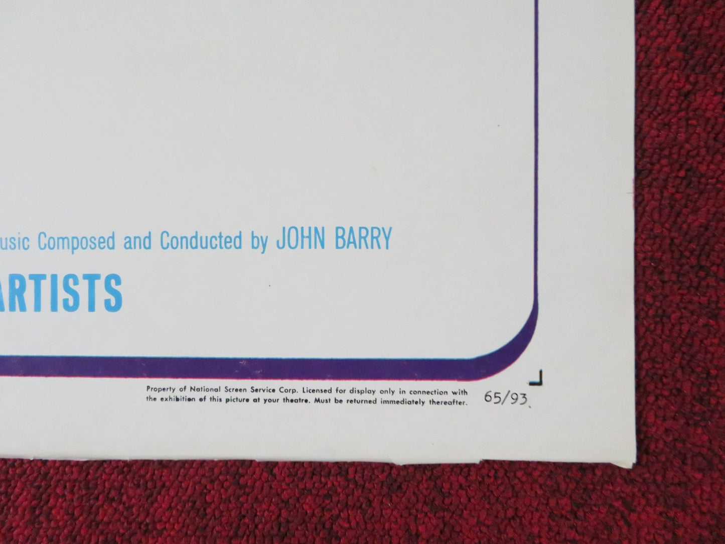 MISTER MOSES FOLDED US ONE SHEET POSTER ROBERT MITCHUM CARROLL BAKER 1965 Rendezvous Cinema Movie posters