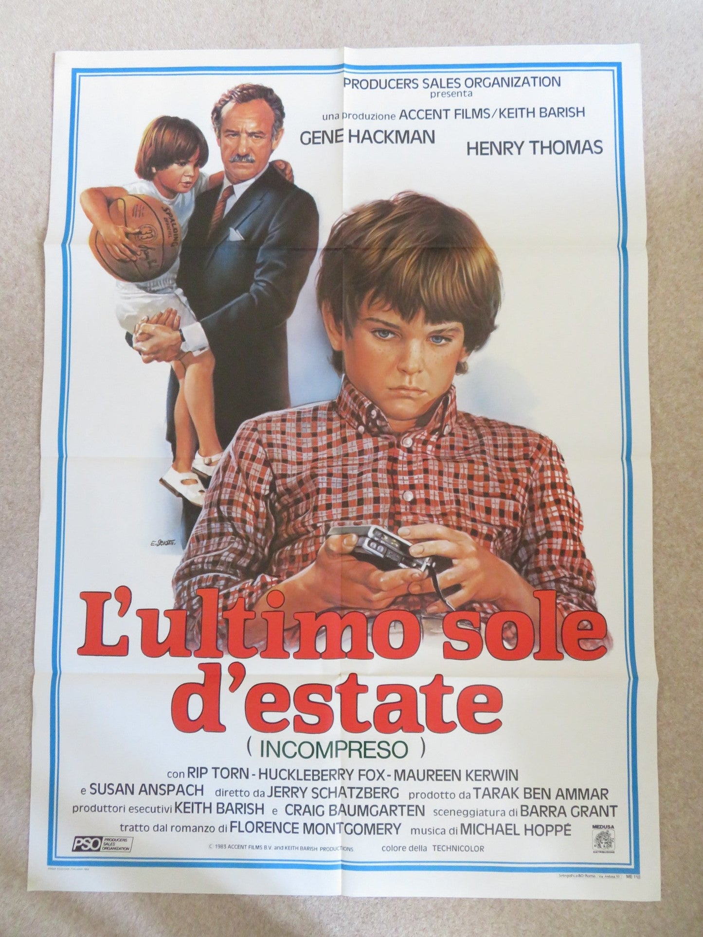 MISUNDERSTOOD ITALIAN 2 FOGLIO POSTER GENE HACKMAN HENRY THOMAS 1984 Rendezvous Cinema Movie posters