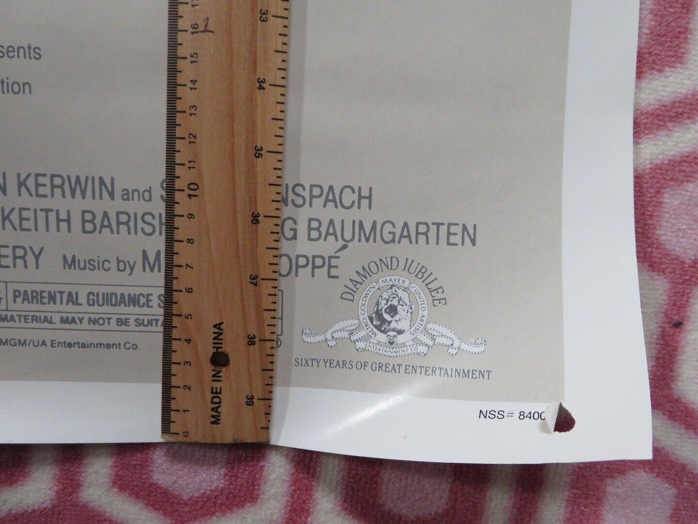 MISUNDERSTOOD US ONE SHEET POSTER RIP TORN GENE HACKMAN 1984 Movie posters