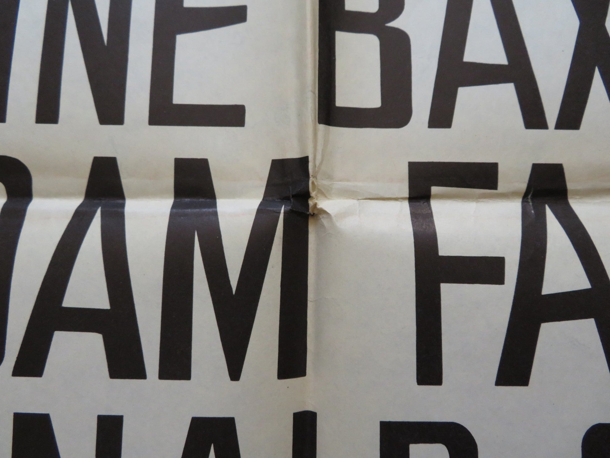 MIX ME A PERSON FOLDED US ONE SHEET POSTER ANNE BAXTER ADAM FAITH 1962 Rendezvous Cinema Movie posters