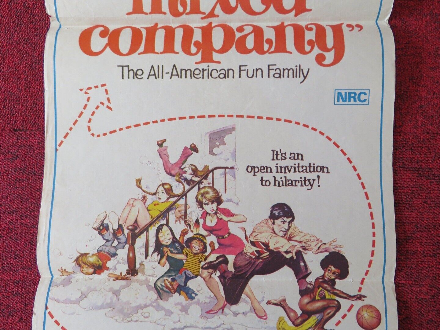 MIXED COMPANY FOLDED AUSTRALIAN DAYBILL POSTER BARBARA HARRIS JOSEPH BOLOGNA '74 Movie posters