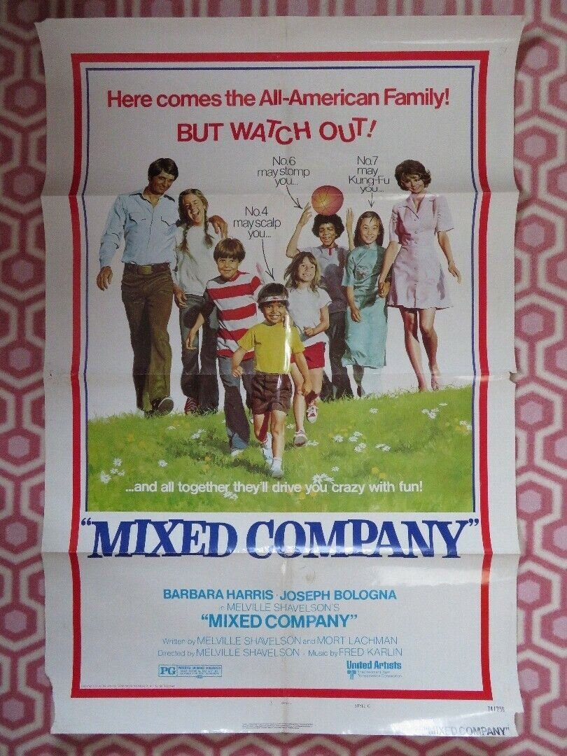 MIXED COMPANY US ONE SHEET POSTER BARBARA HARRIS JOSEPH BOLOGNA 1974 Movie posters